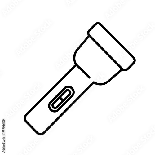 flashlight icon design template in white background