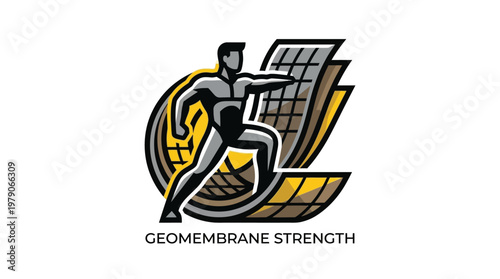 Geomembrane Strength Logo with Figure and Materials