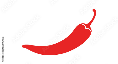 Red Chili Pepper Illustration Design Element.