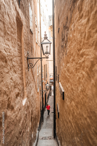 Photography Gamla Stan, Stockholm old city in Sweden