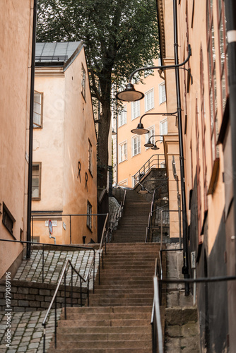 Canvas Print Gamla Stan old city in Stockholm, Sweden