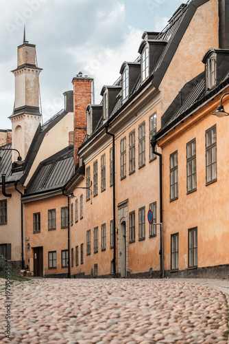 Photography Gamla Stan old city in Stockholm, Sweden