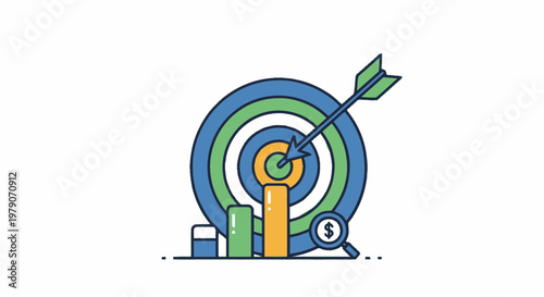 vector illustration of a target