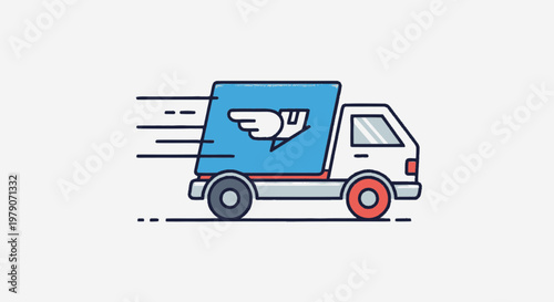 vector delivery truck