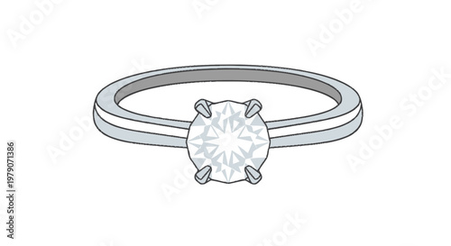 two wedding rings on white background