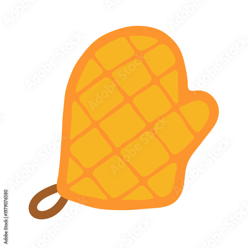 oven mitt vector illustration