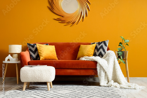Interior of stylish living ...