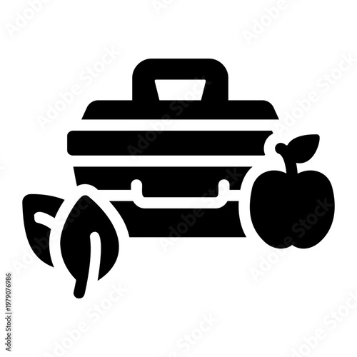 Lunch box Solid icon
