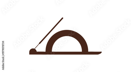Brown Metal Gong with Mallet Closeup.