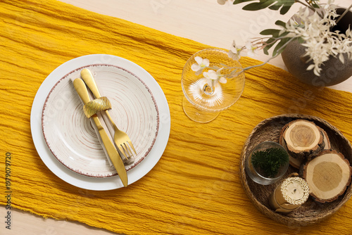Elegant table setting with ...
