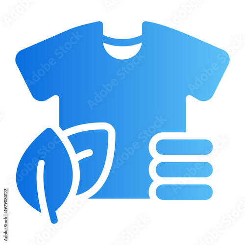 Organic shirt Line Gradient Icon