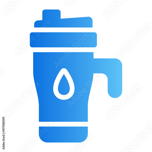 Tumbler Line Gradient Icon