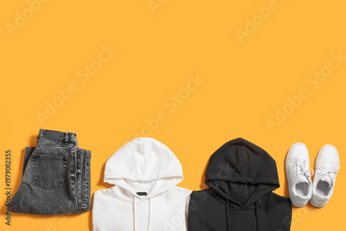 Stylish hoodies with jeans ...