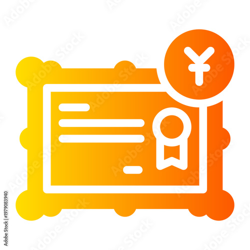 yuan gradient icon