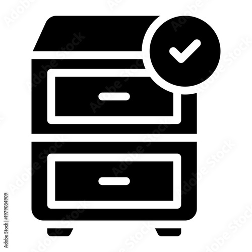 drawer glyph icon