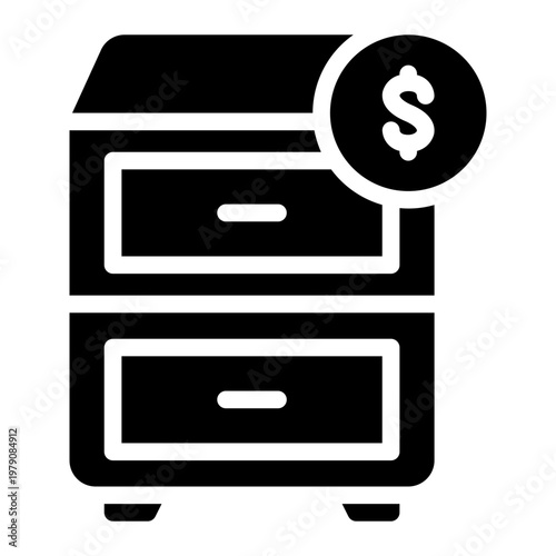 drawer glyph icon
