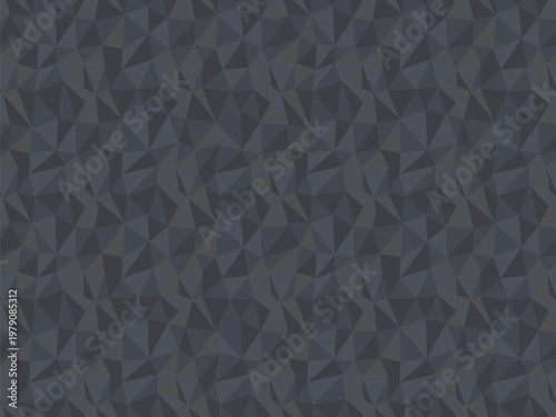 重厚感のあるサイバーな黒のポリゴン背景テクスチャ