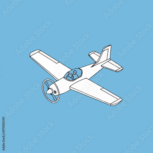 A white airplane flying in the sky.