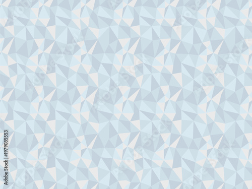 透明感のあるガラスのような白のポリゴン背景テクスチャ
