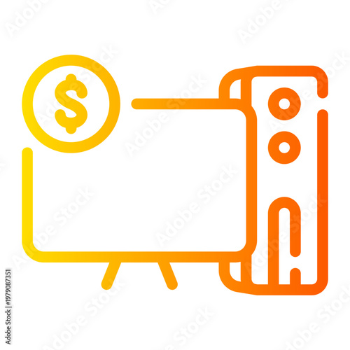 computer gradient icon