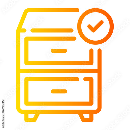 drawer gradient icon