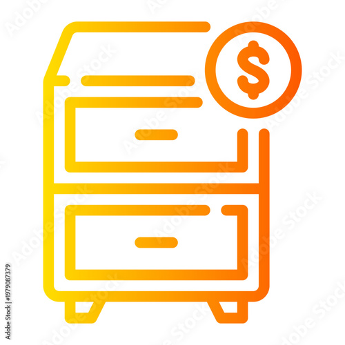 drawer gradient icon