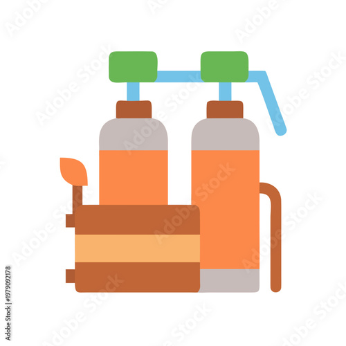 Chemical Process Equipment Illustration: Two Reactors and a Fractionation Column