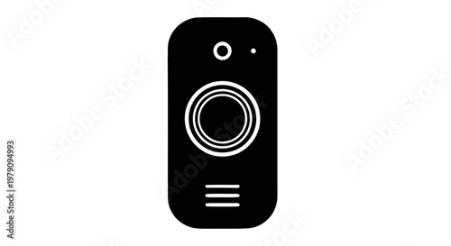 black speakers isolated on white