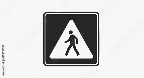 warning sign with a warning sign