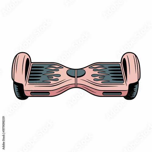 Pink Electric Hoverboard Scooter Modern Urban Transport Toy New Fun