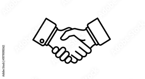 handshake vector illustration