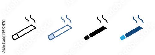 Multi Style Icon Set Smoke Collection