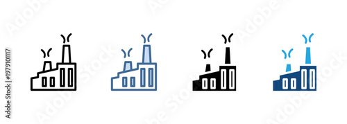 Multi Style Icon Set Factory Collection