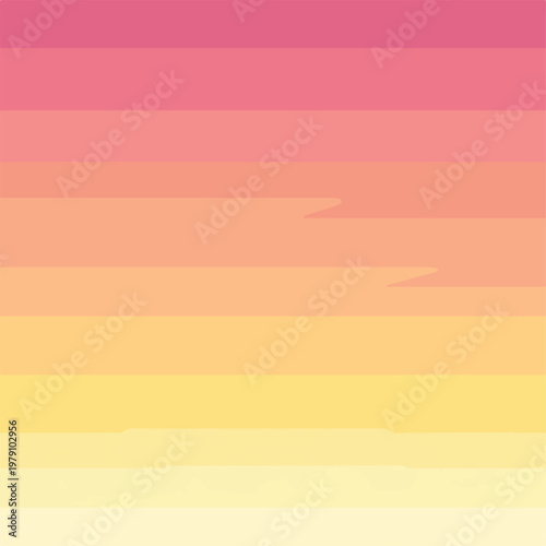 A vibrant gradient of horizontal stripes in shades of pink, orange, and yellow