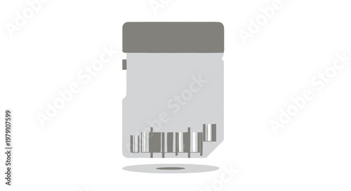 usb flash drive on white background