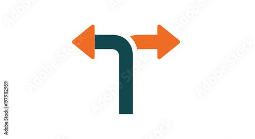 Photos Arrows Pointing Left and Right Directions.