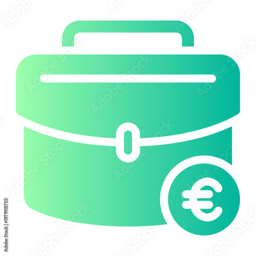 euro gradient icon
