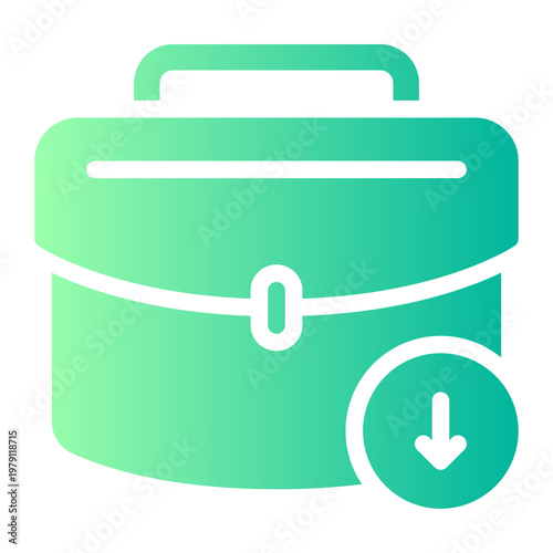 down arrow gradient icon