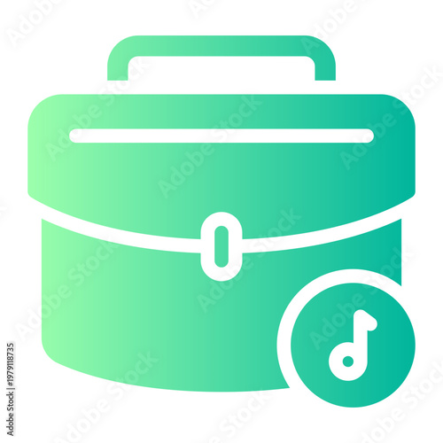 music gradient icon