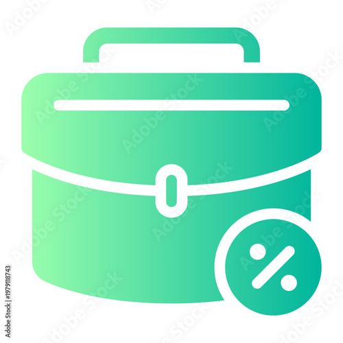 percent gradient icon