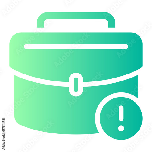 warning gradient icon