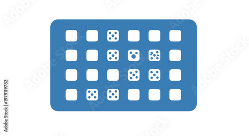 Grid of Dice, Gambling, Chance, Luck, Game, Randomness, Probability, Strategy, Casino