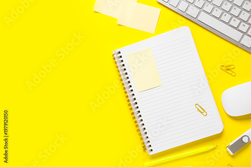Notebook with computer keyb...