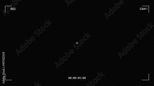 Surveillance cctv recording interface overlay screen camera security template video
