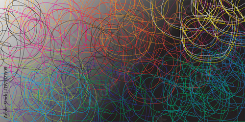 2d illustration. Abstract geometric pattern. Modern art drawing. Digital texture.