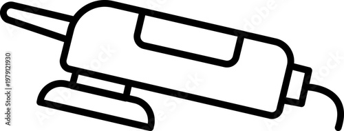 Car Polisher Machine Outline Icon