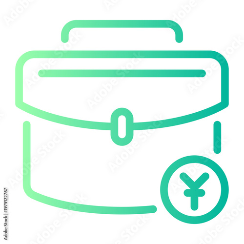 yuan gradient icon