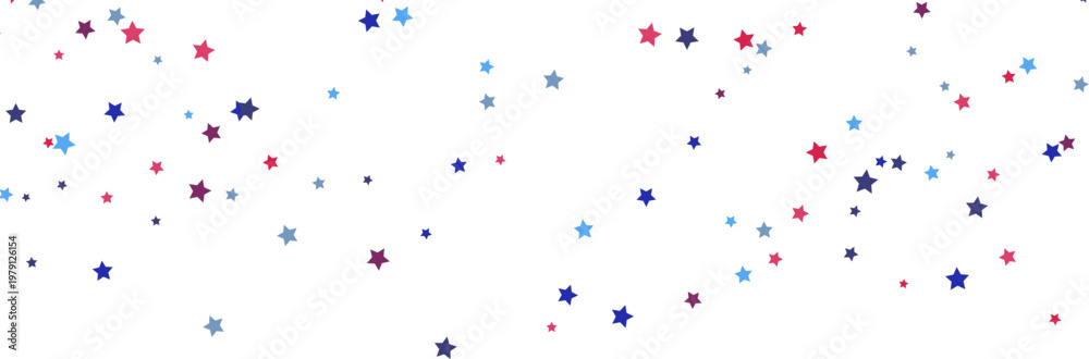 Fototapeta premium Festive background with colorful stars confetti