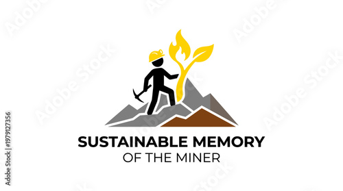 Sustainable Mining and Environmental Responsibility Logo