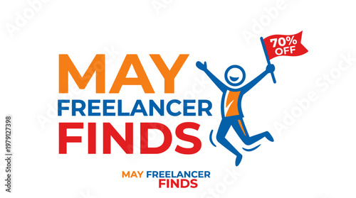 May Freelancer Finds Promotional Graphic with Discount